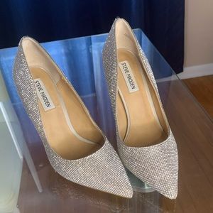 Steve Madden glitter pumps